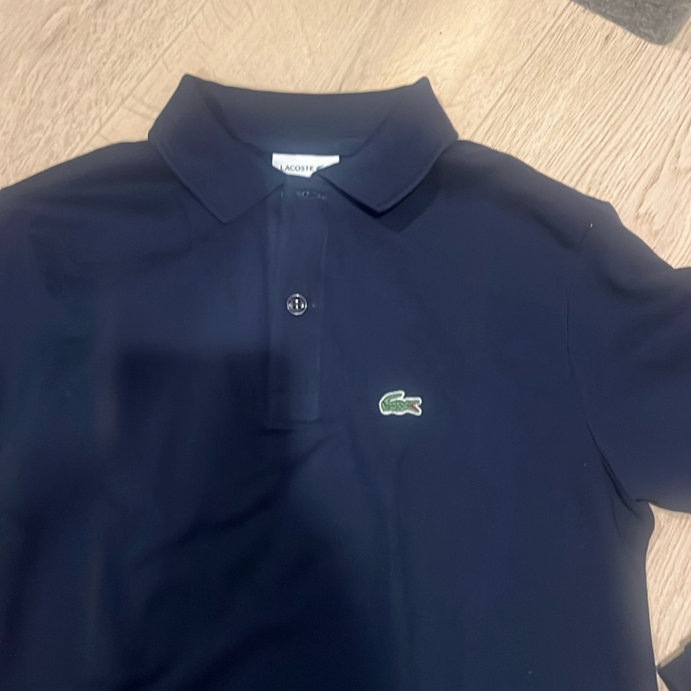 Lacoste boys collard shirt